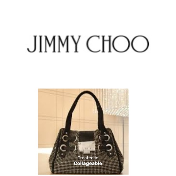 ‼️WOW‼️CRYSTAL Rhinestone JIMMY CHOO BAG‼️EUC ! LIMITED EDITION‼️ - Picture 4 of 16